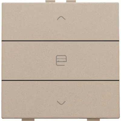 Niko jaloeziebediening 1-voudig voor Niko Home Control champagne coated (157-51033)