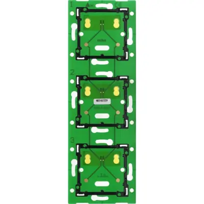 Niko drievoudige verticale muurprint voor Niko Home Control voor gebruik met aansluitunit (550-14037)
