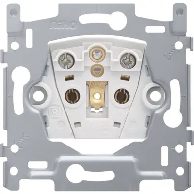 Niko wandcontactdoos zonder randaarde schroefklemmen (170-31200)