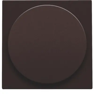 Niko dimmerknop voor draaidimmer dark brown coated (124-31003)