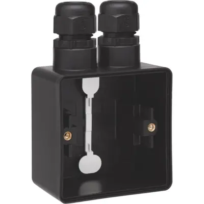 Niko Hydro opbouwbak 1-voudig opbouwbak met 2x M20-ingang zwart (761-84152)