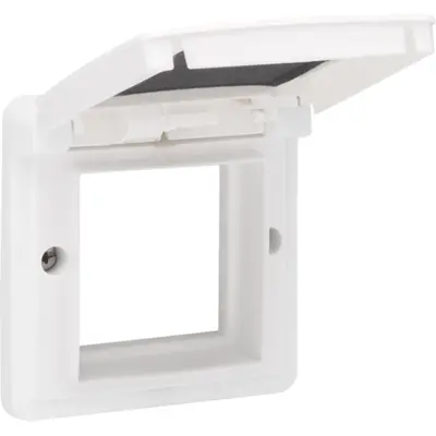 Niko Hydro aanpaskader met deksel tbv 45 x 45 basisdelen wit (701-85000)