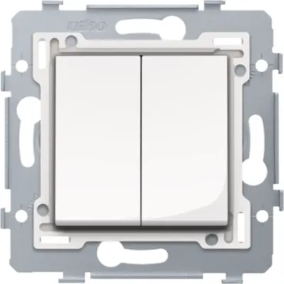 Niko serieschakelaar met bedieningswip bright white (111-81515)