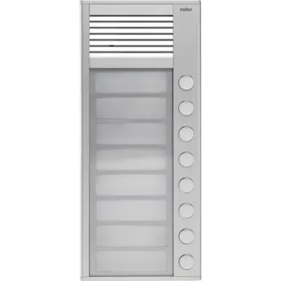 Niko opbouw buitenpost met 8 beldrukknoppen (10-158)