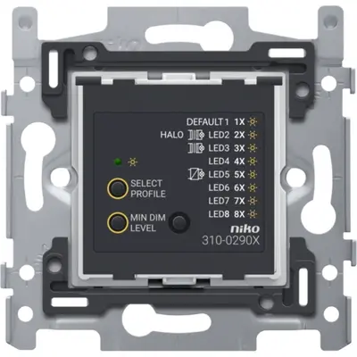 Niko universele LED-tastdimmer 2-draads 3-300 watt (310-02901)