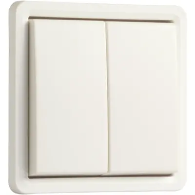 Niko Hydro serieschakelaar met schroefklemmen 10A wit (701-31500)
