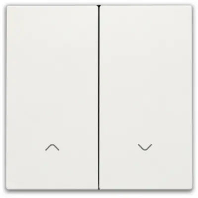 Niko afwerkingsset voor elektronische rolluikschakelaar white (101-31006)