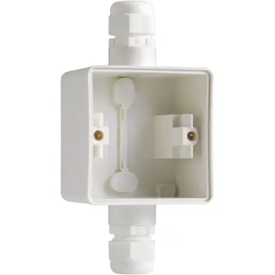 Niko Hydro opbouwbak 1-voudig met boven en onder 1x M20-ingang wit (701-84161)