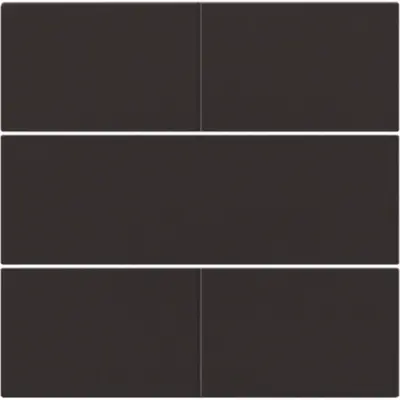 Niko afwerkingsset voor 4-voudige potentiaalvrije drukknop 24V dark brown coated (124-40050)