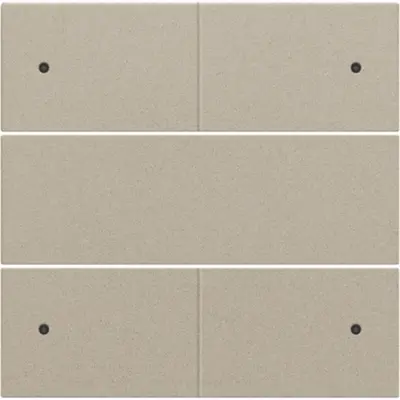 Niko afwerkingsset voor 4 voudige potentiaalvrije drukknop 24 V met LED's champagne coated (157-40150)