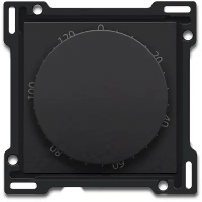Niko draaiknop tbv tijdschakelaar tot 120 min piano black coated (200-64906)