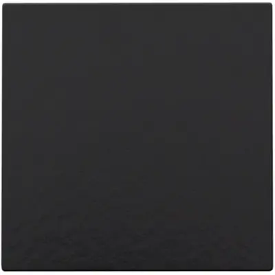 Niko blindplaat met kabeluitvoer zonder draagring piano black coated (200-76001)