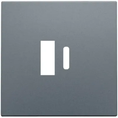 Niko centraalplaat voor dubbele smart USB-A en USB-C lader blue grey coated (220-68002)