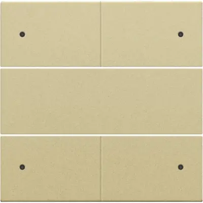 Niko afwerkingsset voor 4 voudige potentiaalvrije drukknop 24 V met LED's gold coated (221-40150)