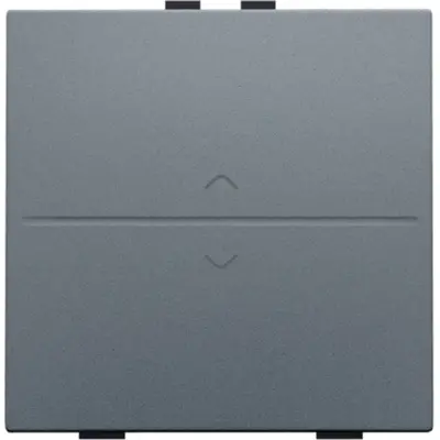 Niko enkelvoudige toets met pijlsymbolen voor draadloze schakelaar met twee toetsen blue grey coated (220-00004)