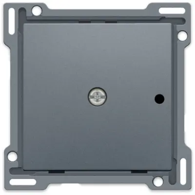 Niko afwerkingsset voor 1-kanaals inbouw RF-ontvanger steel grey coated (220-77001)
