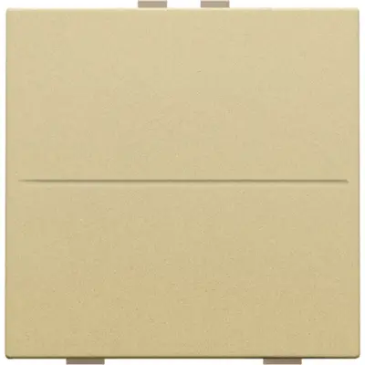 Niko enkelvoudige toets voor draadloze schakelaar met twee toetsen gold coated (221-00001)