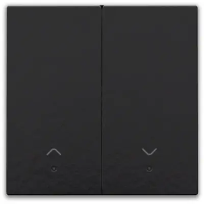 Niko afwerkingsset met lens voor elektronische rolluikschakelaar piano black coated (200-32006)