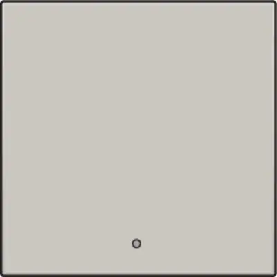 Niko afwerkingsset met lens voor elektronische schakelaar/dimmer light grey (102-32002)
