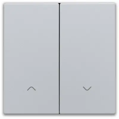 Niko afwerkingsset voor elektronische rolluikschakelaar sterling coated (121-31006)