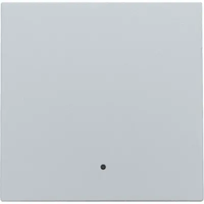 Niko afwerkingsset met lens voor elektronische schakelaar/dimmer sterling coated (121-32002)