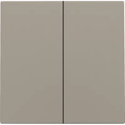 Niko afwerkingsset voor dubbele elektronische schakelaar bronze coated (123-31004)