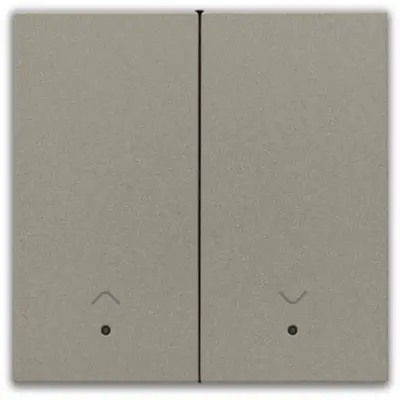 Niko afwerkingsset met lens voor elektronische rolluikschakelaar bronze coated (123-32006)