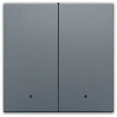 Niko afwerkingsset met lens voor elektronische rolluikschakelaar blue grey coated (220-32006)
