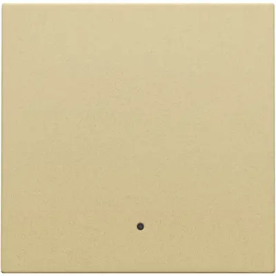 Niko afwerkingsset met lens voor elektronische schakelaar/dimmer gold coated (221-32002)