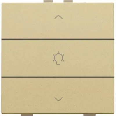 Niko dimbediening 1-voudig met symbool voor Niko Home Control gold coated (221-51043)