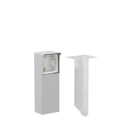 Niko Hydro tuinpaal 1-voudig leeg met grondpin grijs (700-36810)