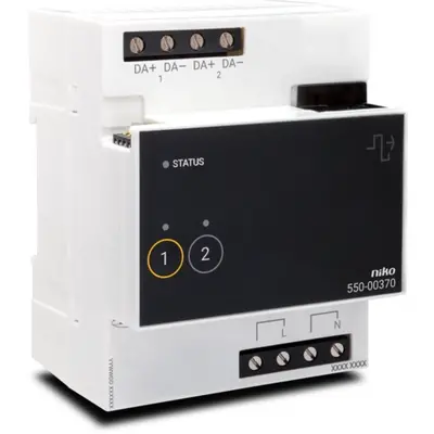 Niko DALI-2 adresseerbare module 2-kanalen voor Niko Home Control (550-00370)