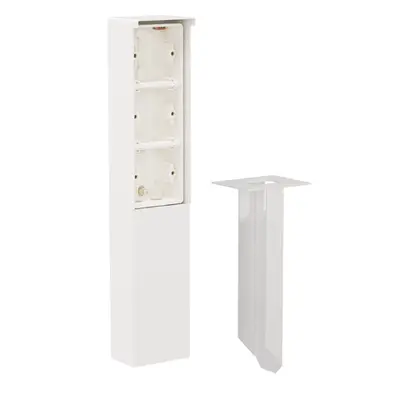 Niko Hydro tuinpaal 3-voudig leeg met grondpin wit (701-36830)