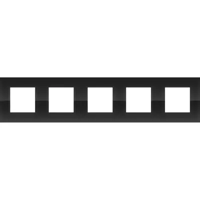 Niko afdekraam 5-voudig Pure liquid black (242-76005)