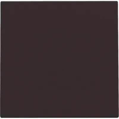 Niko blindplaat met kabeluitvoer zonder draagring dark brown coated (124-76001)