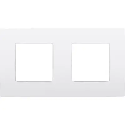 Niko afdekraam 2-voudig Intense lunar white coated oud model OP=OP (131-76800)