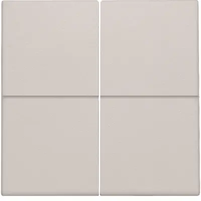 Niko afwerkingsset voor viervoudige schakelaar light grey (102-31008)