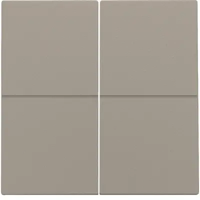 Niko afwerkingsset voor viervoudige schakelaar bronze coated (123-31008)