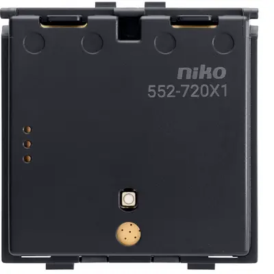 Niko Zigbee draadloze enkelvoudige schakelaar zonder sokkel met batterij (552-72011)