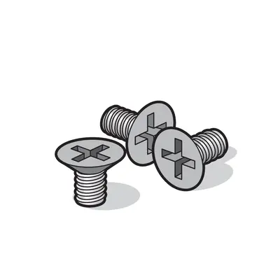 Niko poedergelakte reserveschroef voor tuinpaal Hydro grijs (700-36099)