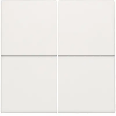 Niko afwerkingsset voor viervoudige schakelaar white (101-31008)