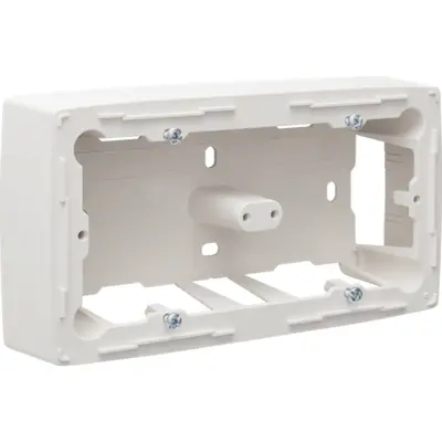 Niko opbouwbak 2-voudig zonder afdekraam Original white (101-77500)