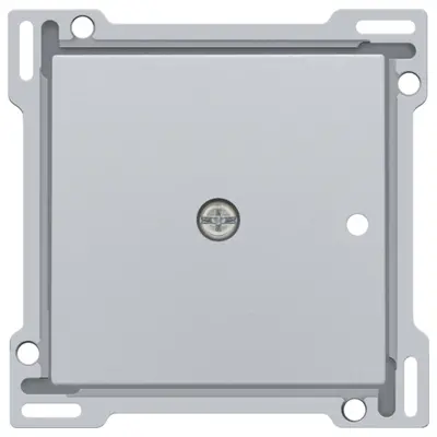 Niko afwerkingsset voor 1-kanaals inbouw RF-ontvanger sterling coated (121-77001)