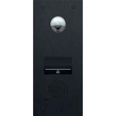 Niko videobuitenpost voor Niko Home Control met 1 verlichte aanraaktoets (550-22011)