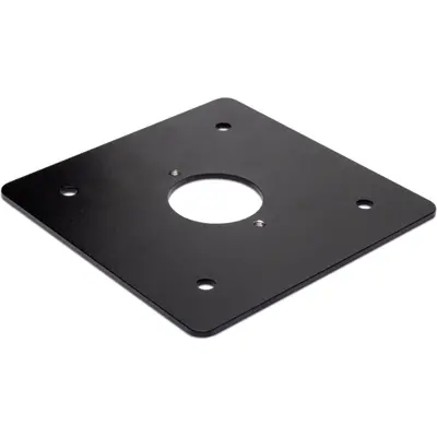 Niko poedergelakte grondplaat voor spuitwaterdichte tuinpaal zwart (761-36709)