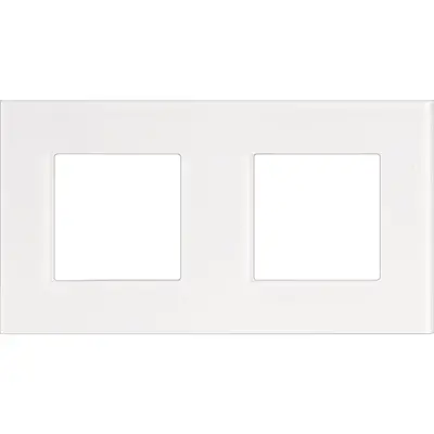 Niko afdekraam 2-voudig Pure liquid snow white (241-76800)