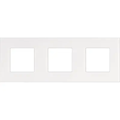 Niko afdekraam 3-voudig Pure liquid snow white (241-76700)