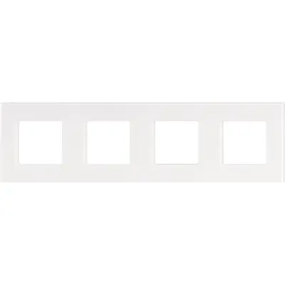 Niko afdekraam 4-voudig Pure liquid snow white (241-76400)