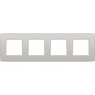 Niko afdekraam 4-voudig Original light grey (102-76400)