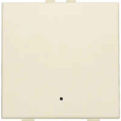 Niko drukknop 1-voudig met LED en comfortsensoren voor Niko Home Control cream (100-52201)